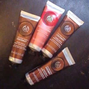 The Body Shop hand cream collection